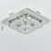 Zaina Square Large-size Glamourous Crystal LED Flush Mount