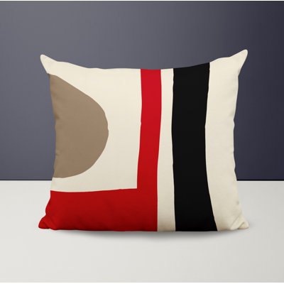 Banksy Abstract Outdoor Reversible Throw Pillow