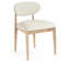 Chaise de salle à manger rembourrée Madalene Eligah Performance-834709444-834709496