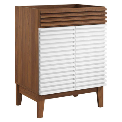 Base de meuble-lavabo simple 23,5 po Render