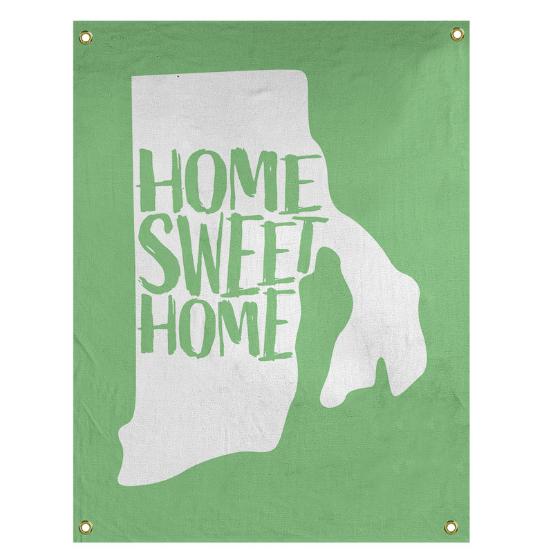 Tapisserie murale island rhode pour îlot home, H 36 po x l 26 po, Vert