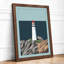 Sentinel Lighthouse Coastal - Framed Print-1939192986-1939192987