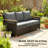 Comfort Couch Sofa,Wicker Outdoor Sofa,Deep Seat Sofa
