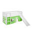 Half-high bed horses with curtain, 90 x 200 cm-221808939