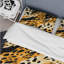 Modern Cheetah Orange And Black Fusion II - Ensemble de housse de couette à motif abstrait-1405363806