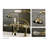 Kingston Brass Wilshire Three-Handle 2-Hole Deck Mount Clawfoot Tub Faucet with Hand Shower-17435501