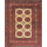One-of-a-Kind 6'10" x 9' Hand Knotted Area Rug