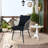 3-Piece Outdoor Patio Bistro Set – Modern Wicker Conversation Chairs with Glass Table & Cushions-118219624-118219626