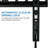 Mount-It Low Profile Slim TV Wall Mount Fixed TV Bracket For 32" - 55" TVs, 77 Lbs. Weight Capacity