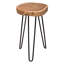 Table de bout en bois massif de 23 po de hauteur Azzole