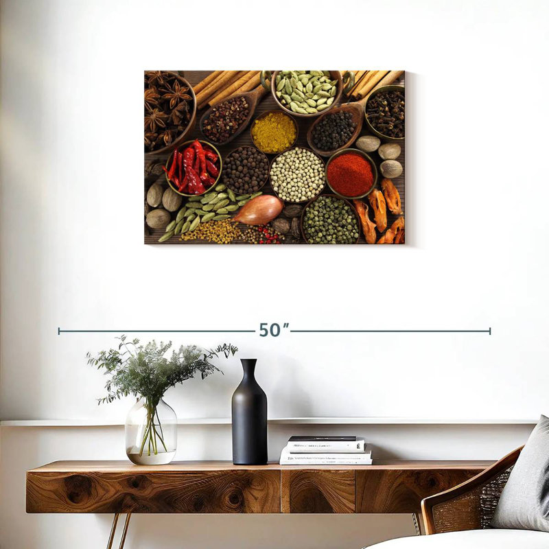 Yarlin Natural Spices, 20" H x 30" W