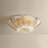 Leona 16" 3-Light Piastre Glass Flush Mount