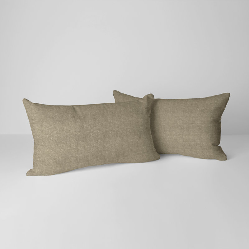 Housse de coussin rectangulaire S&G Slubb, Pacanier