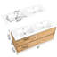 Meuble-lavabo mural flottant de 60 po avec lavabo et tiroirs en résine, conception élégante pour un grand rangement, protection silencieuse et chaleureuse, meuble-lavabo moderne en bois massif, pouces, fermeture