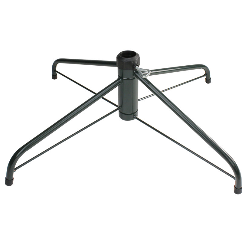 Support d'arbre de Noël pour arbres artificiels, H 7,5 po x l 22 po x P 22 po, Vert