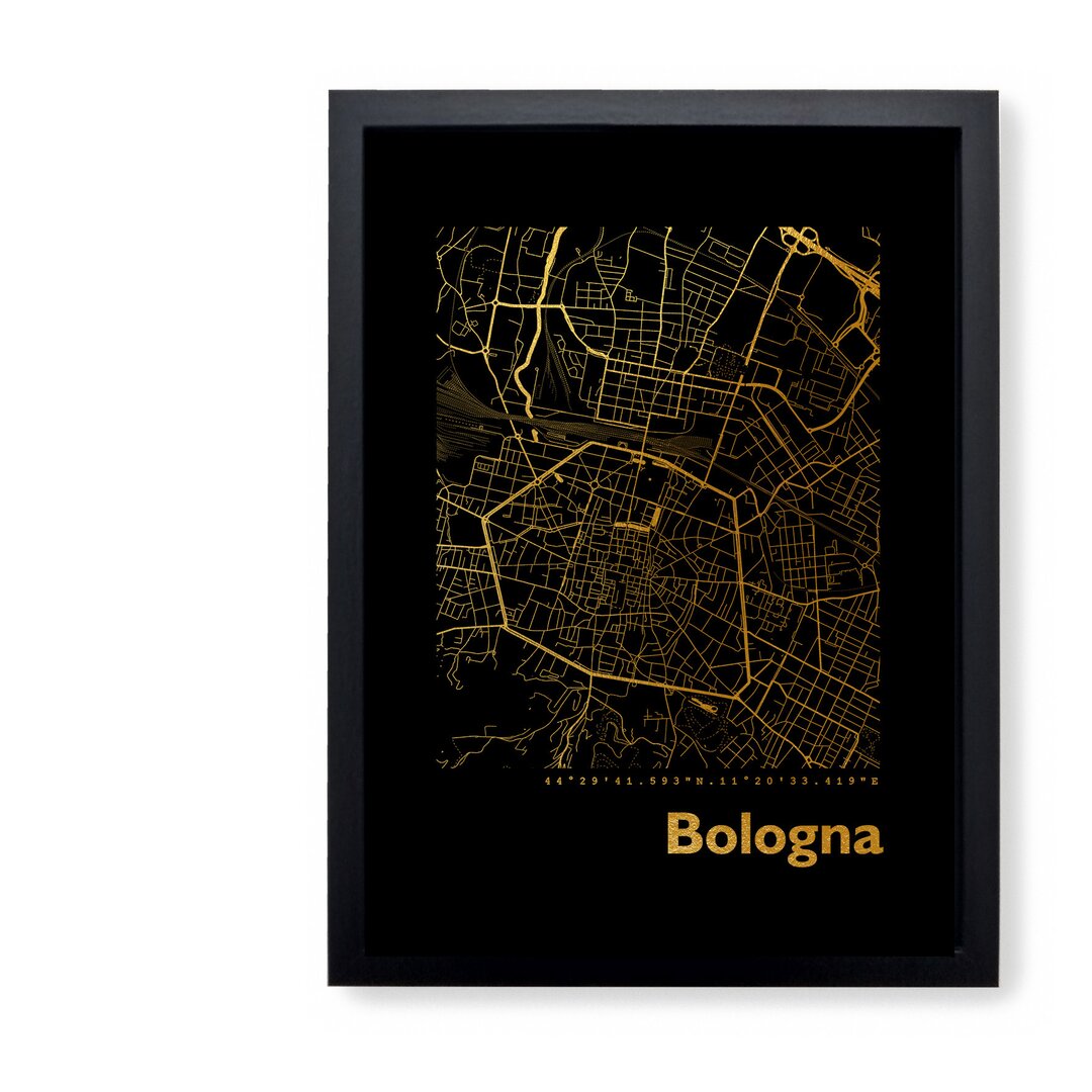 Gerahmter Grafikdruck Bologna