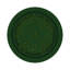 Christmas Berries Vegan Leather Round Pebble Placemat-535729858