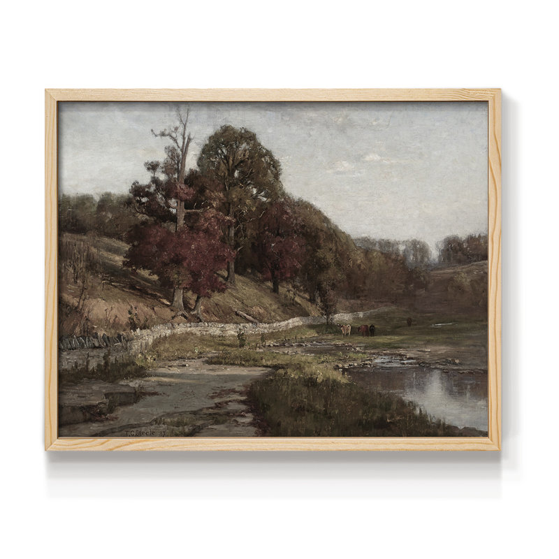 Paysages rétro-CCLIX - reproduction encadrée, H 8 po x l 10 po, Naturel