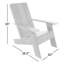 Chaise Adirondack en plastique Byrnes-991215706