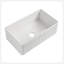 Fireclay 33" L X 20" W Farmhouse Kitchen Sink With Grid And Strainer