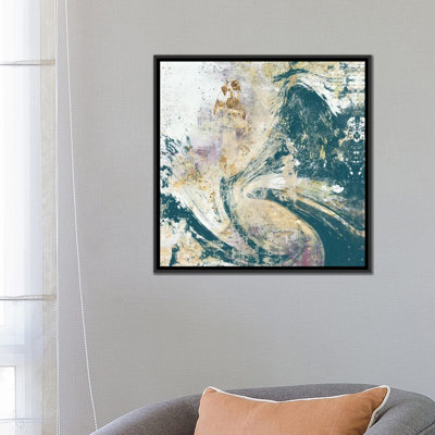 «Teal Aérien», reproduction sur toile
