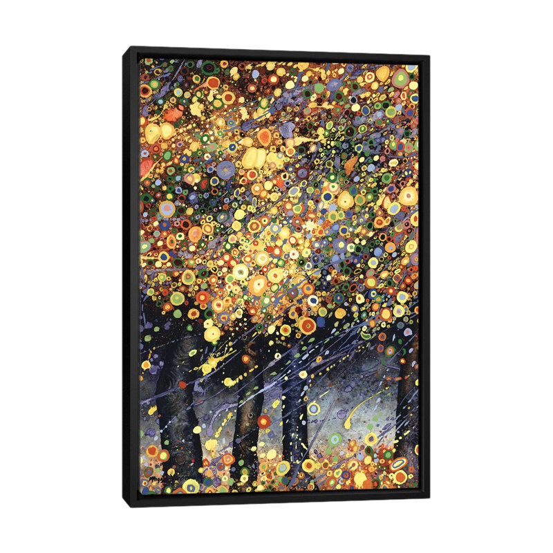 « Tempest » par Maggie Vandewalle-reproduction d’art, H 40 po x l 26 po x P 1,5 po, Toile avec cadre noir, Pas de tapis