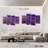 Dynamic Abstract Purple Abstract On Canvas 4 Pieces Set-92763824