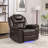 Home Theater Manual Recliner With LED Light Strip - Living Room/Bedroom Seating-1818013836