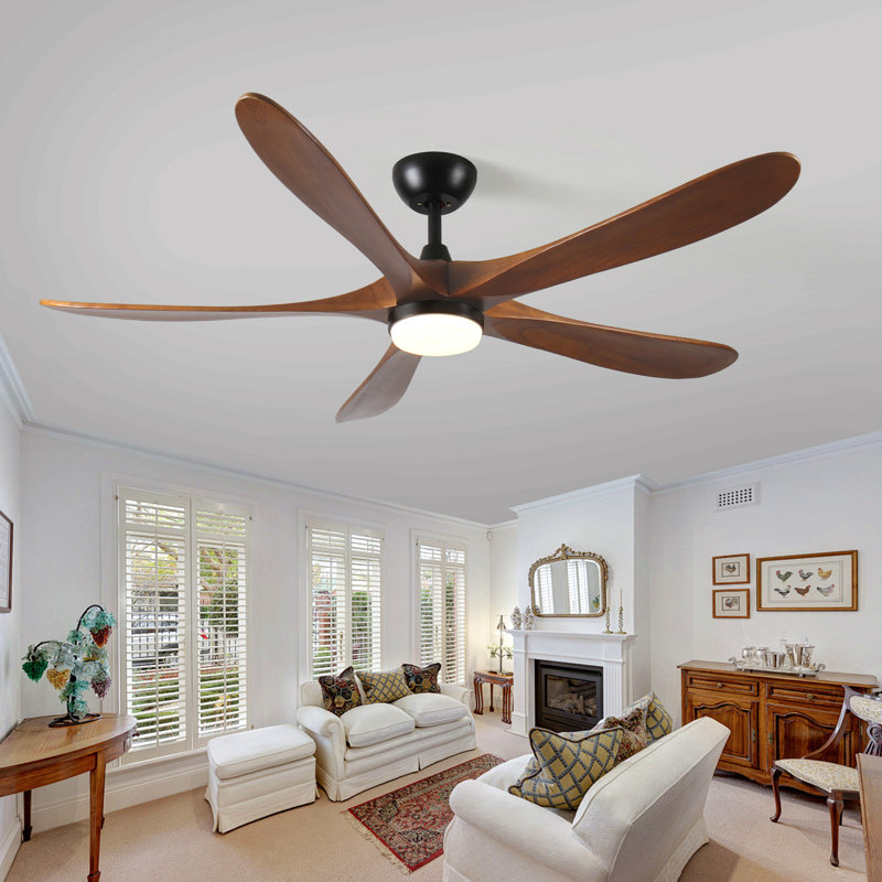 Ventilateur de plafond 62 po avec lumières DEL, 62 po de largeur