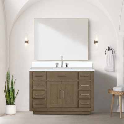 Ensemble de meuble-lavabo simple 48 "avec miroir