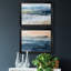 Vent et eau - Ensemble de 2 reproductions d'art sur toile encadrées-802966956-803144838-803144839
