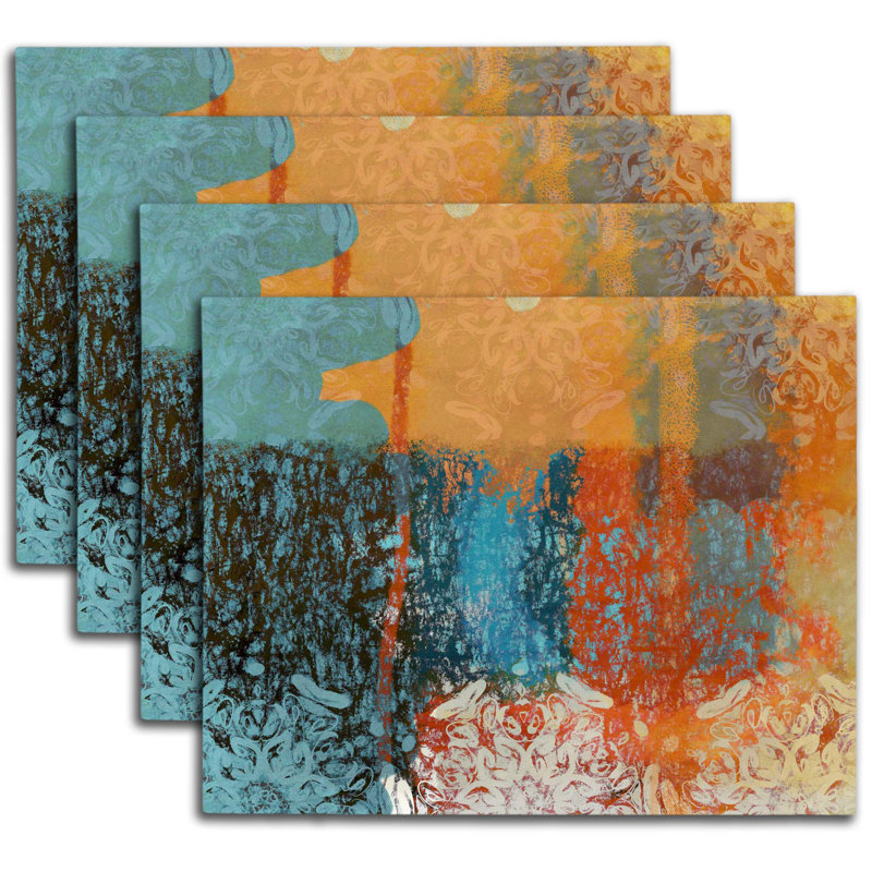 Napperon abstrait en polyester