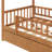 Zhayne Wooden House Bed with Trundle-1451600460-1451600462