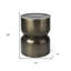 Table de bout cylindrique 20 po