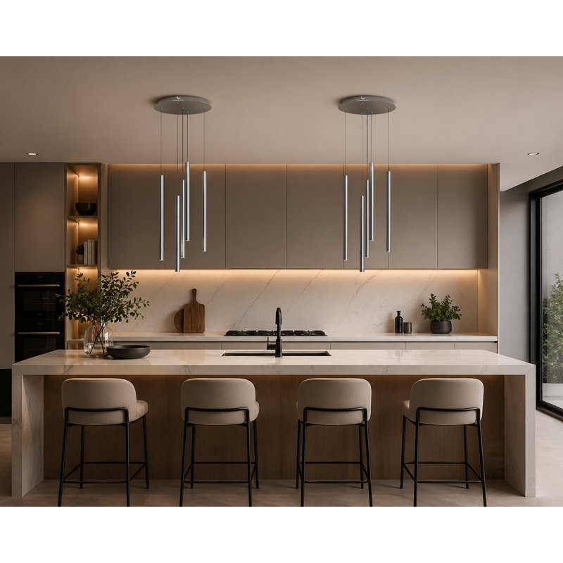 Baileyton 5 - Light Cluster Pendant, Nickel
