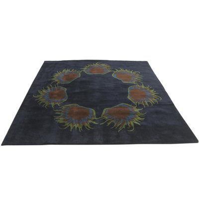Square Orlando Navy Blue Rug