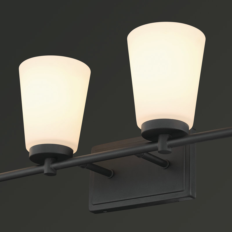 Ceriel 6 - Light Steel Dimmable Vanity Light, Matte Black