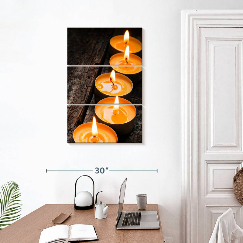 Kerrick Spa Tea Light Candles, 32" H x 20" W