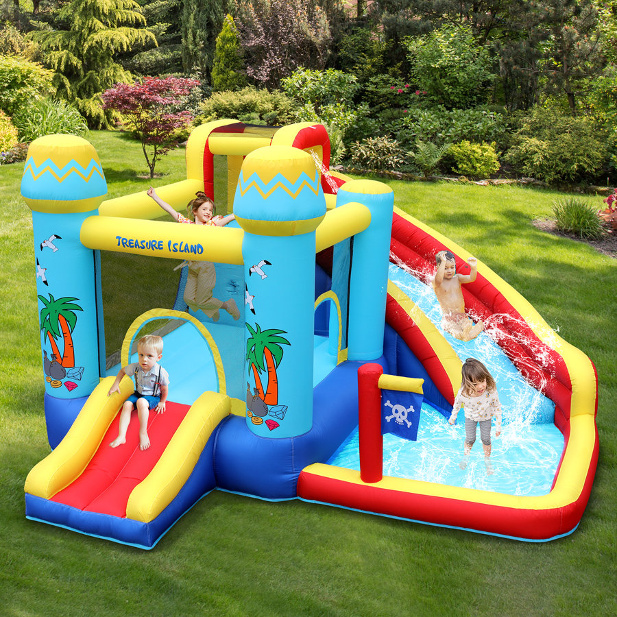 11' x 11' Bounce House with Water Slide and Air Blower