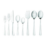 Aamer 53 Piece Flatware Set Polished