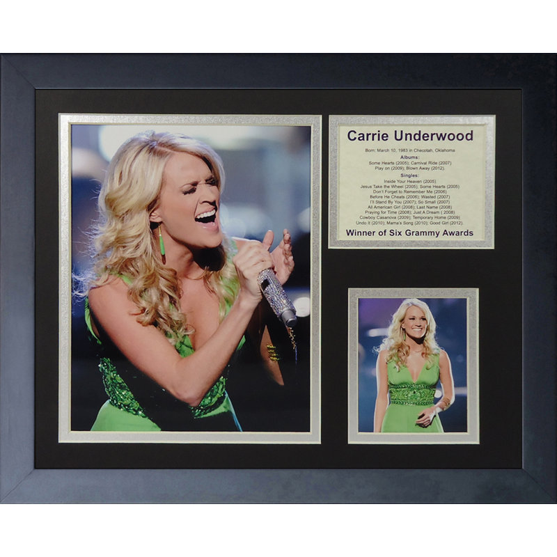 Ii souvenirs encadrée Carrie Underwood