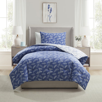 Ensemble d'édredon réversible en microfibre douce, ensemble de literie toutes saisons 2 pièces