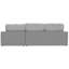 Méridienne 2 pièces avec coussins de siège Stafford et coussins décoratifs Stafford-727234877-727234876
