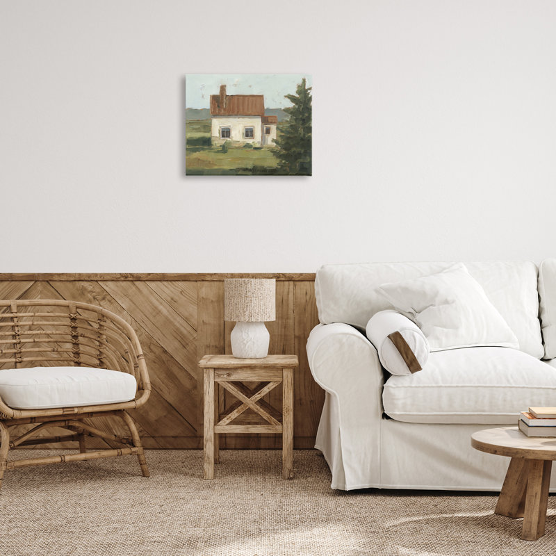 Art mural sur toile Seclusion Cottage View, conception par Ethan Harper, 16" H x 20" W