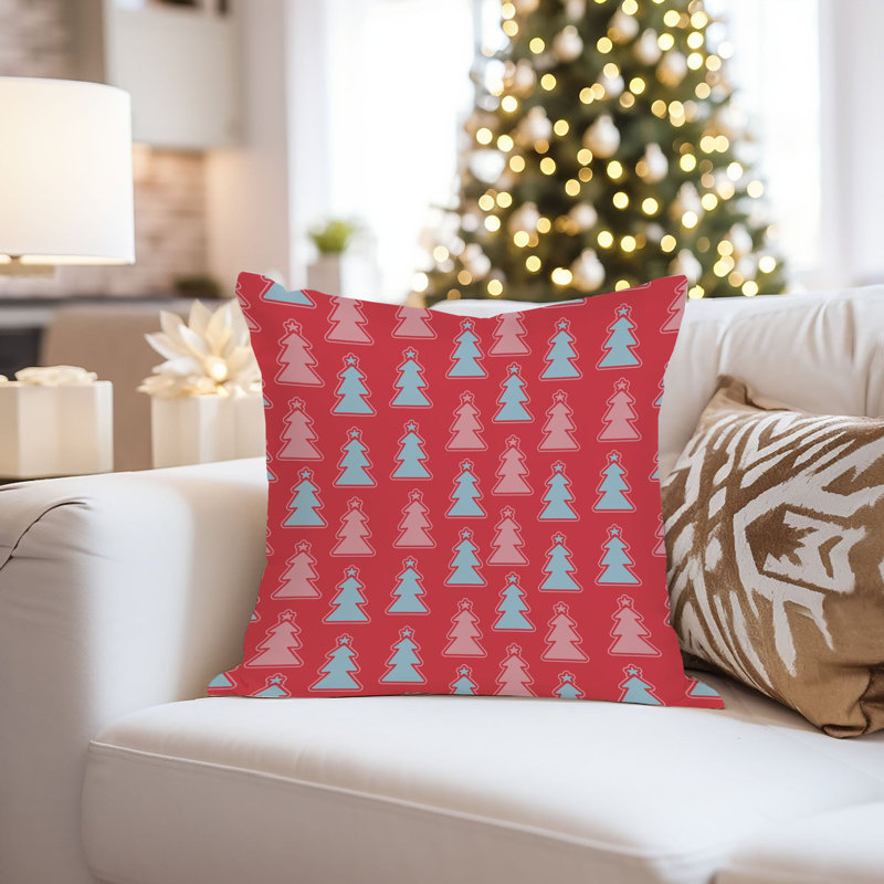 Holiday Christmas Tree Pattern V Modern, 20"H x 20"W