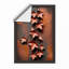 Copper Star Cascade Geometric - Framed Print-1878824435-1878824436