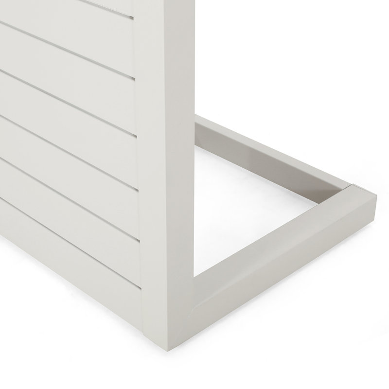 TABLE EN C BLANC, Blanc