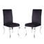 Chaises d'appoint rembourrées en tissu
