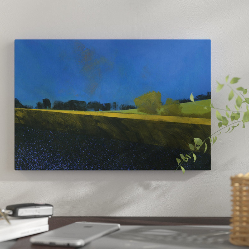 «Dark Earth» par Paul Bailey, reproduction d'art sur toile tendue, H 8 po x l 12 po x P 0,75 po, Toile tendue, Pas de tapis