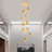 10 - Light Dimmable Tiered Chandelier
